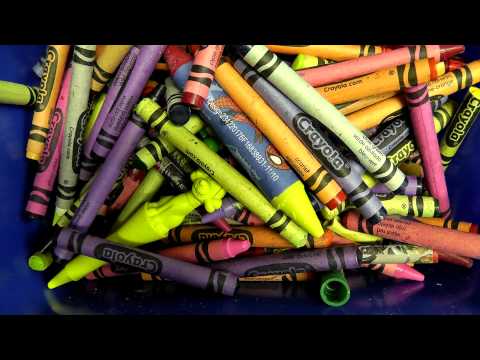 ASMR Container of Crayons