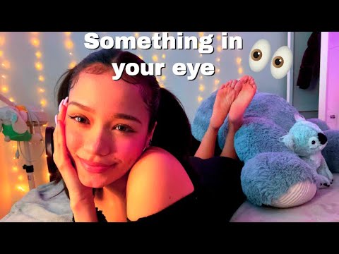 ASMR 🌟 GETTING SOMETHING OUT OF YOUR EYE PERSONAL ATTENTION (Super Tingly)
