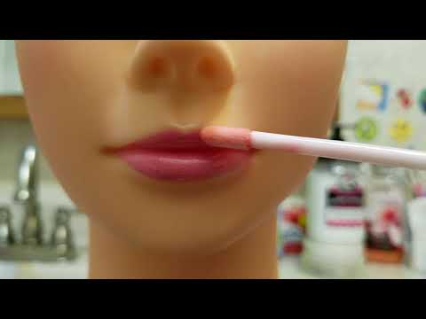 ASMR ~ Close Up Lip Gloss Application ~ Low Whispers