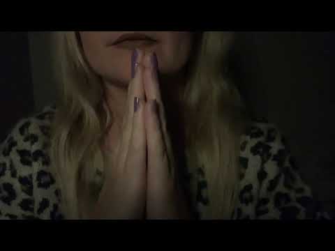 ASMR whispered money affirmations and hand movements