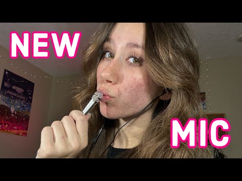 ASMR | new mini mic! experimenting