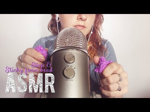 ASMR Français ~ Slime & Sticky foam bead