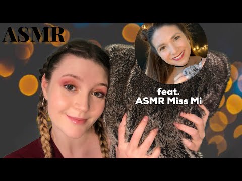 ASMR  Fluffy Mic and Pillow Scratching with Trigger Word “Fluffy" Ft ASMR Miss Mi 💖