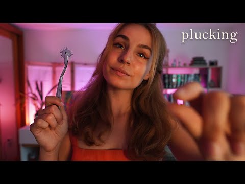 ASMR Let me just... PLUCK your negative energy and ANXIETY away until YOU sleep!