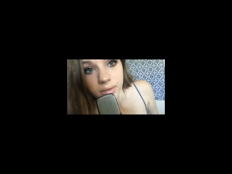 ASMR- hand visuals/ mouth sounds/ whispers up close