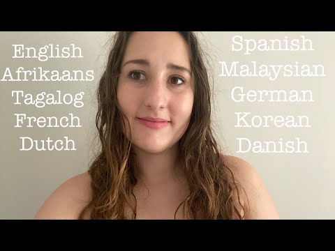 ASMR ~ counting to 10 in 10 different languages ~