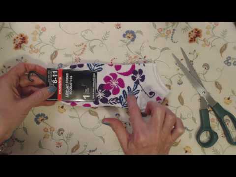 ASMR / Too Loud?  Cutting Tags Off Socks & Folding / Soft Spoken Ramble