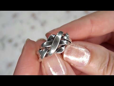 ASMR How to Solve a Puzzle Ring (Soft Spoken)