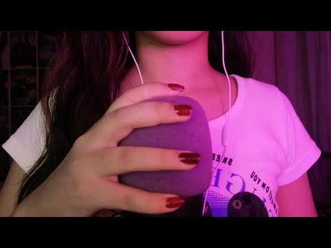 asmr mic rubbing (with mic cover)