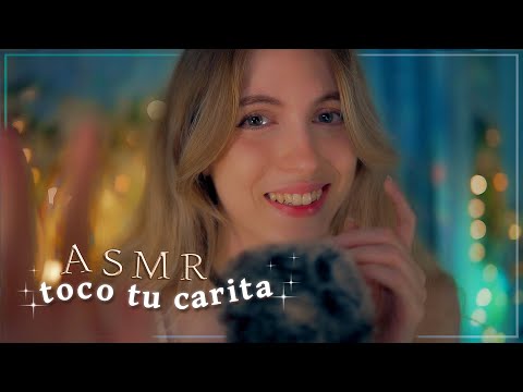 ASMR 🤚🏻 Tocando tu carita, masaje capilar y mouth sounds [BlueYeti]