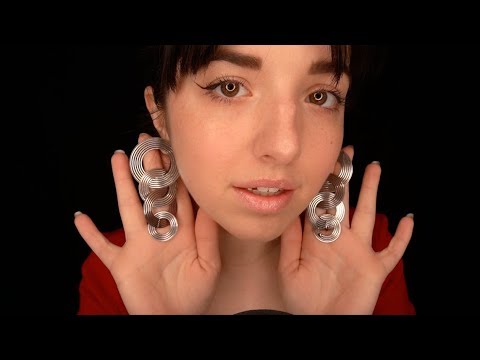 ASMR Delicate Earring Sounds + Slow Whispers