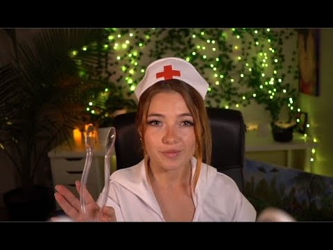 Nurse takes the noodles out of your ears ASMR