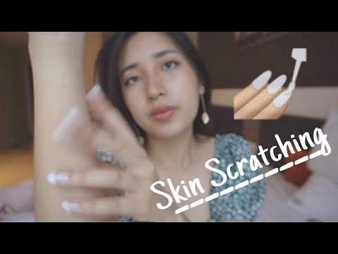 ASMR Aggresive Skin Scratching [ Nails clicking, tapping, scratching ]