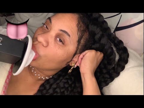 ASMR👅💦 EAR EATING & LICKING WARM UP...