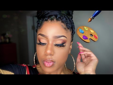 ASMR | Neutral Eyeshadow Makeup Tutorial (Tapping & Whispers)