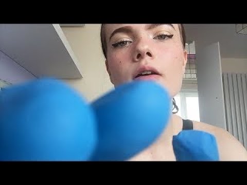 ASMR RELAXING EYE EXAMINATION with LATEX GLOVES 🤓