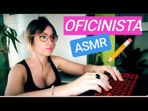 Asmr | CONTABILIDAD/OFICINISTA-📚📗papel y teclado