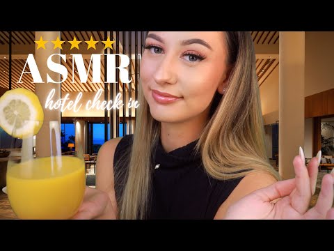 ASMR Luxury Hotel Check In Roleplay ✨ (Soft Spoken)