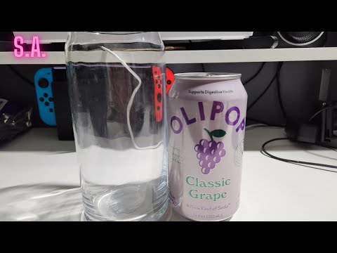 Asmr | Olipop Grape Flavor Soda with Loud Burps!