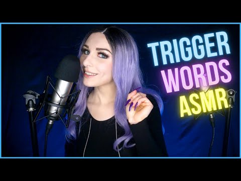 ASMR TRIGGER WORDS and NAILS TAPPING | Whispers and Tingles.