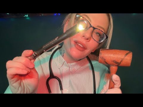 ASMR Chiropractic Adjustment and Facial Examination (Doctor Voice)