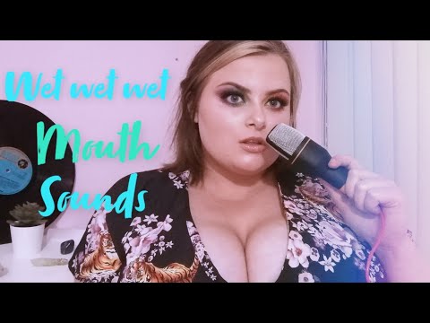 ASMR Wet Mouth Sounds & Kissing