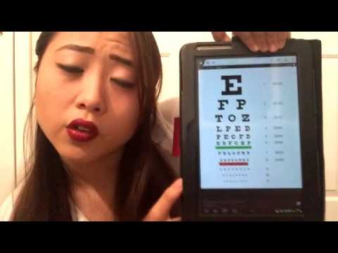 ASMR: Eye Examination Roleplay! (Tapping, Whispers, Typing, Spray Sounds)