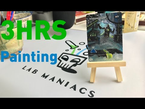 [ASMR] 3HRS Painting Sounds for Sleep 😴 |  Brushes | Water | NO TALKING