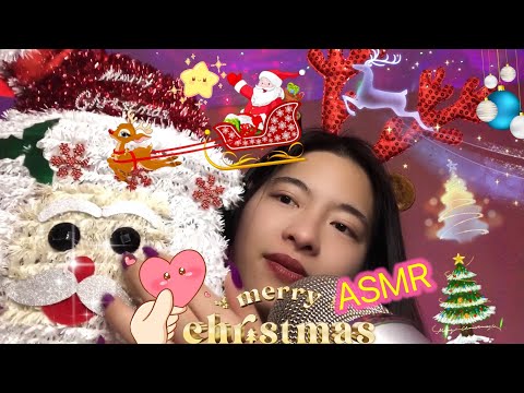 ASMR | Doing Christmas Decoration Sounds  ⭐️Merry Christmas 🎄 #asmrsleep #fallasleep #christmas