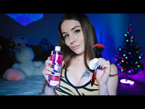 ASMR Roleplay Full MASSAGE OF YOUR FACE and VISUAL Triggers