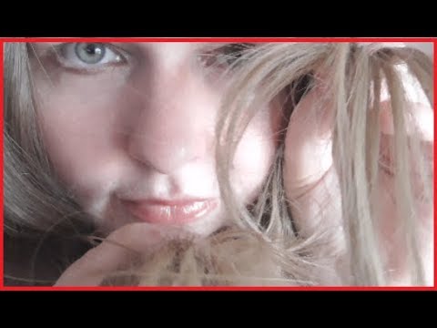 #ASMR Stroking Your Face With My Hair For Tingles, No Talking.