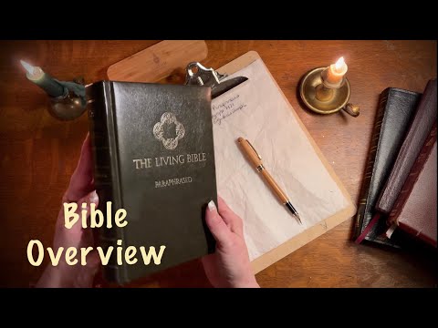 ASMR Request/Bible Overview (No talking) Crinkly page turning & writing w/ fountain pen.