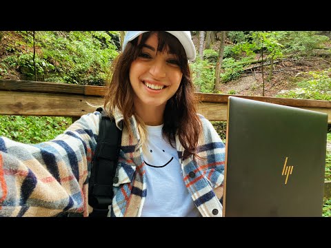 ASMR | Come with Me on a Hike ~ Cabin in the Woods, Rainy Relaxing Roadtrip
