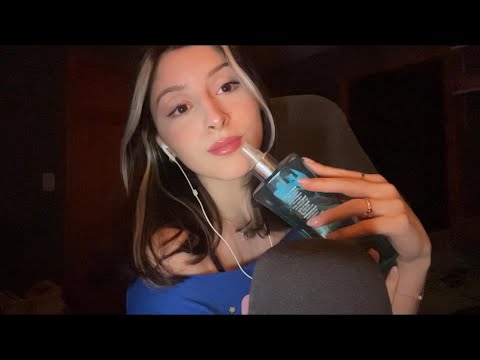 ASMR FAST WATER SOUNDS TO MAKE YOU SLEEPY 🫧 shaking liquid bottles, whispers, perfumes, ear to ear