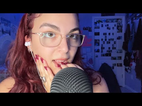 ASMR | teeth tapping & repeating "tip of the tongue, the teeth, the lips"