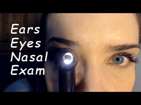 ASMR Medical RP - Ear Cleaning, Eye and Nasal Check - Gloves