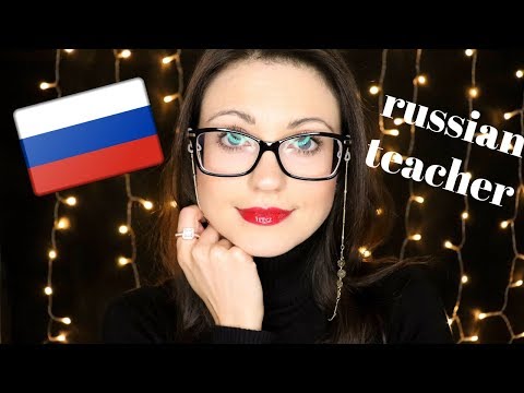 [ASMR] Deutsch/German - RUSSIAN TEACHER ROLEPLAY - Show and Tell