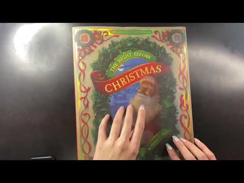 ASMR Whispered Reading, Page Turning & Tracing - The Night Before Christmas