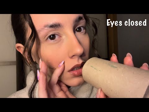 ASMR- Mystery upclose whispers (100% chance of tingles with closed eyes🌚) Part 2