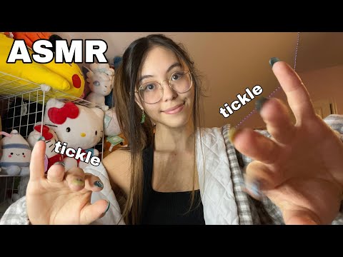 ASMR | Tickling You (fast lofi hand movements & sounds)