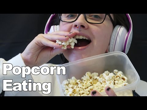ASMR Salted Popcorn [Eating Sounds]