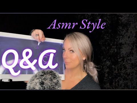 ASMR Whispered Q&A | Relaxing Video For Sleep And Relaxation 💤