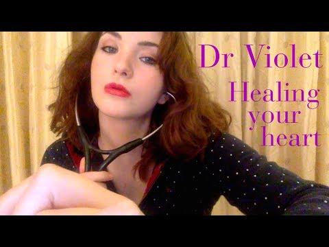 ASMR heart exam by Dr Violet roleplay | fixing your broken heart