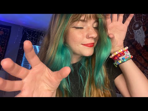 ASMR Fast Visuals & Hand Sounds | Back Tickle Tracing