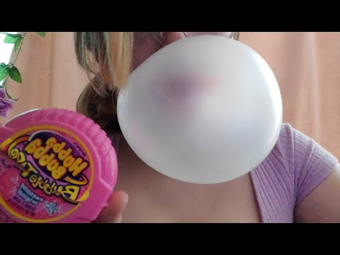 Upclose Bubblegum Chewing ASMR