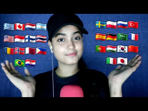 ASMR *Smart* in 25+ Different Languages with Inaudible Mouth Sounds