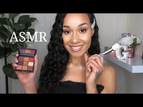 ASMR Doing Your Makeup & Hair For A Christmas Party ROLEPLAY| Personal Attention