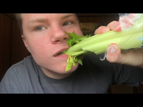 my boyfriend tries to give you asmr with celery