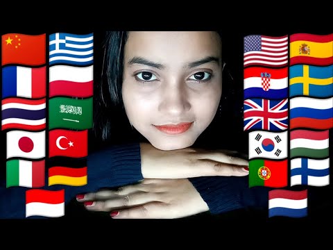 [ASMR] How To Say "Good Morning" In Different Language With Mouth Sounds