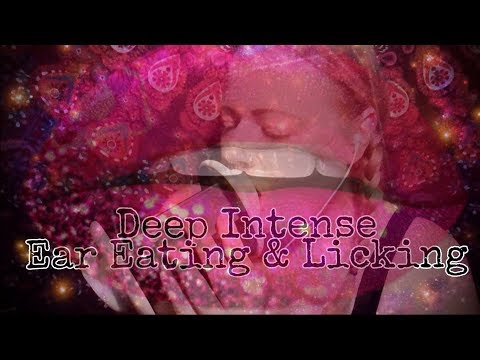 ASMR 3Dio Deep Intense Ear Eating & Licking (No Talking)